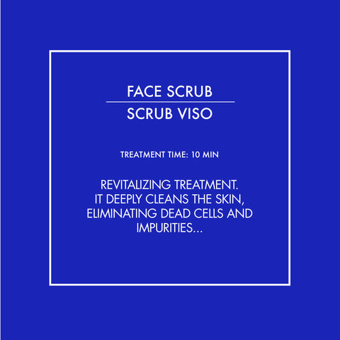 Revitalizing treatment. It deeply cleans the skin, eliminating dead cells and impurities . The skin is restored with a bright color and a smoothly purified skin.