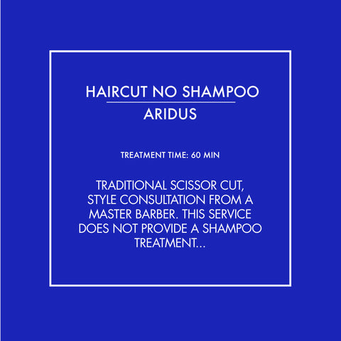 Pisterzi Traditional scissor cut, style consultation from a master barber.  This service does not provide a shampoo treatment but a relaxing warm scented cloth (with customization of the fragrance) on the scalp & hair at the end of the service.